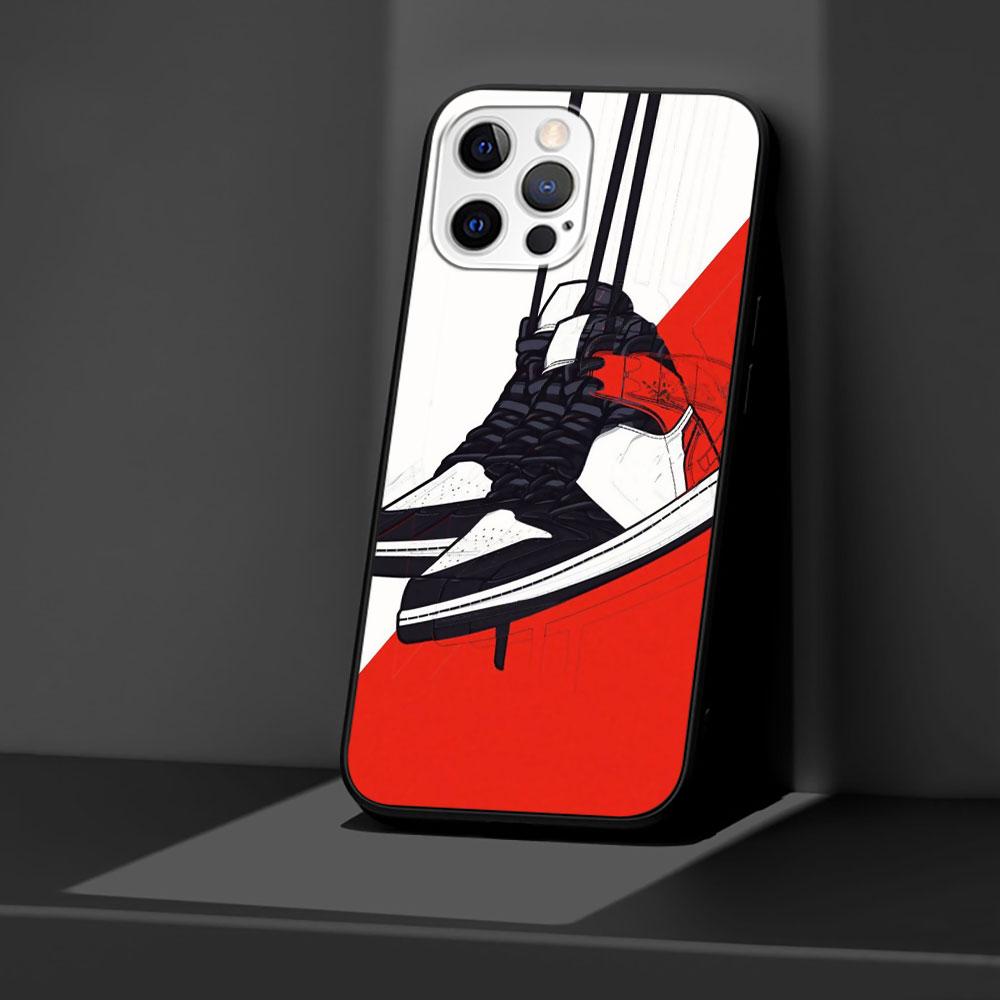 

Чехол для кроссовок Apple iPhone 15 11 14 Pro Max 12 XR 13 Mini X XS 7 8 Plus черный мягкий чехол для телефона из ТПУ iPhone 12 Pro Max