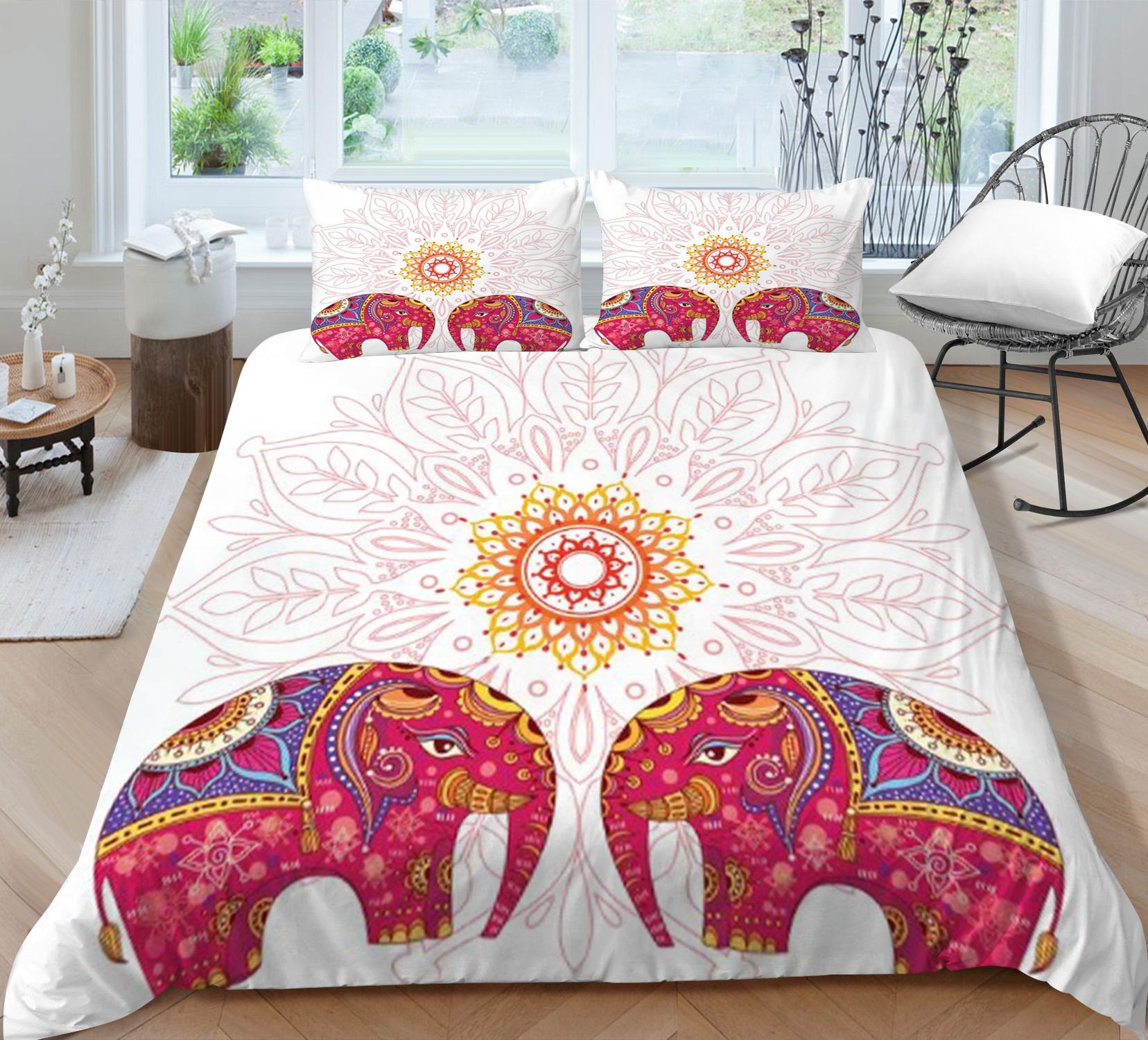 

Богемный комплект пододеяльников в стиле бохо King, двойной размер, мягкий пододеяльник для женщин и мужчин, высококачественный домашний текстиль, комплекты постельного белья EU Single 135x200cm