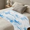 Tie-Dye Flannel Blanket - No Shedding, Soft Warm Cozy Throw, Ideal for Couch, Bedroom, Christmas, Halloween, Binging Shows