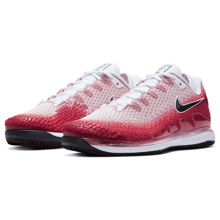 New Nike Court Air Zoom Vapor X Knit Hc 'Crimson Gym Red' AR0496-600