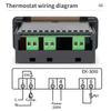 Termoregolatore Digitale 220V Termostato Refrigerazione Scongelamento Allarme Controllo Riscaldamento con Sensore Singolo/Doppio NTC