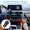 Efficient Car Charging Solution Double Port Car Charger PD20W Type C QC3.0 USB Charging Head for Phones Tablets Laptops