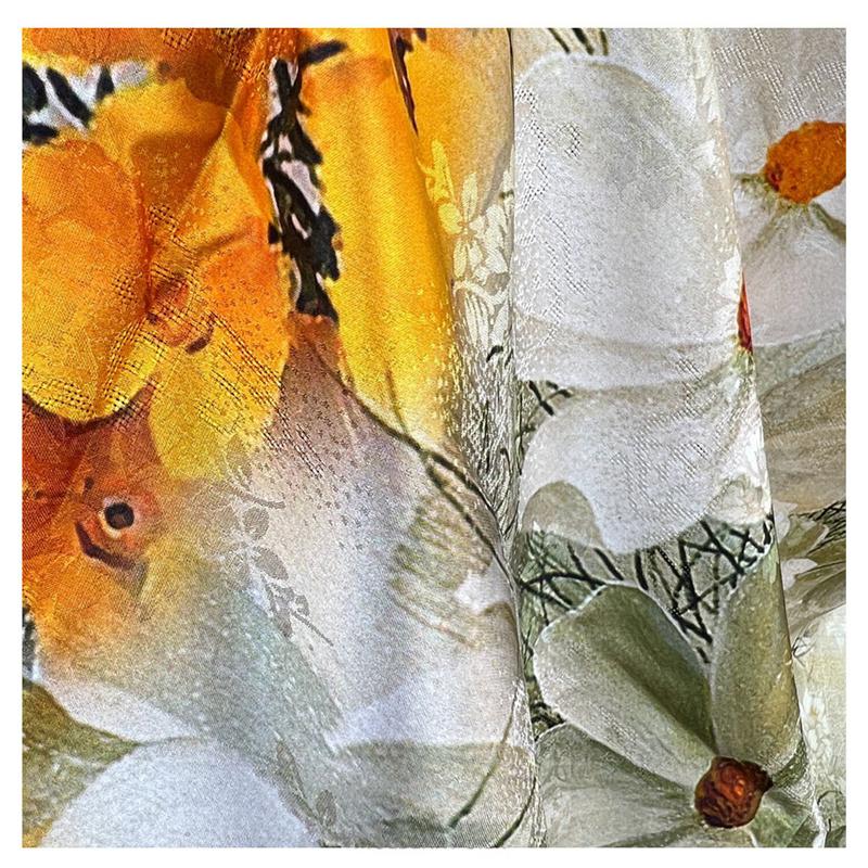 106*106cm 100% Maulbeerseide Hochwertiger doppelseitiger quadratischer Schal Schal Halstuch