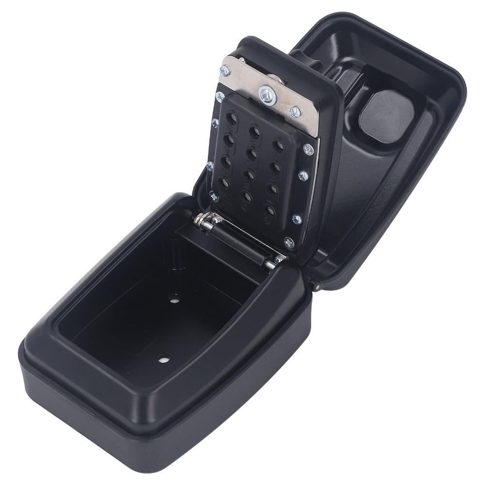 Spare Hider 12 Digit Combination Key Lock Box Resettable Code Wall Mounted Combination Key Box Security Lockbox Outdoor Use