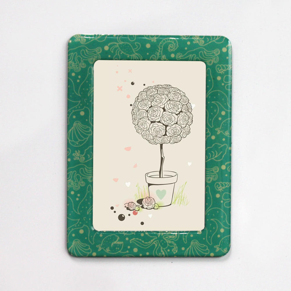 For 3-InchPhoto Frame Magnet Design Polaroid Photo Frame Mini Acrylic Magnetic Picture Frames Transparent Acrylic Card Display Stand