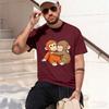 Viral Pun Monkey T Shirt Cute Baby Monkey With Plush Tshirt Casual Short Sve Animal Lovers Tshirt Cute Graph Tees 2026 New Mode