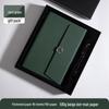 A5 Three-fold Loose-leaf Notebook with Card Slot and Receipt Holder for Office Meetings