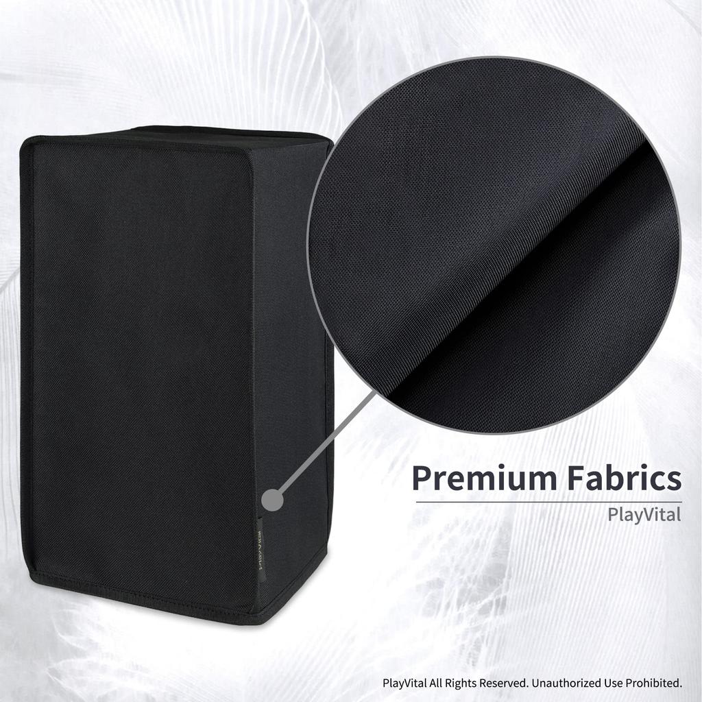 PlayVital Nylon Dust Cover for Xbox Series X Console Soft and Clean Lined Dust Waterproof Cover Sleeve for Xbox Series X Console (Vertical Type),