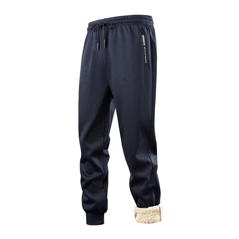 European-Style Men's Lambswool Hooded Jacket and Cardigan Winter Sports Suit