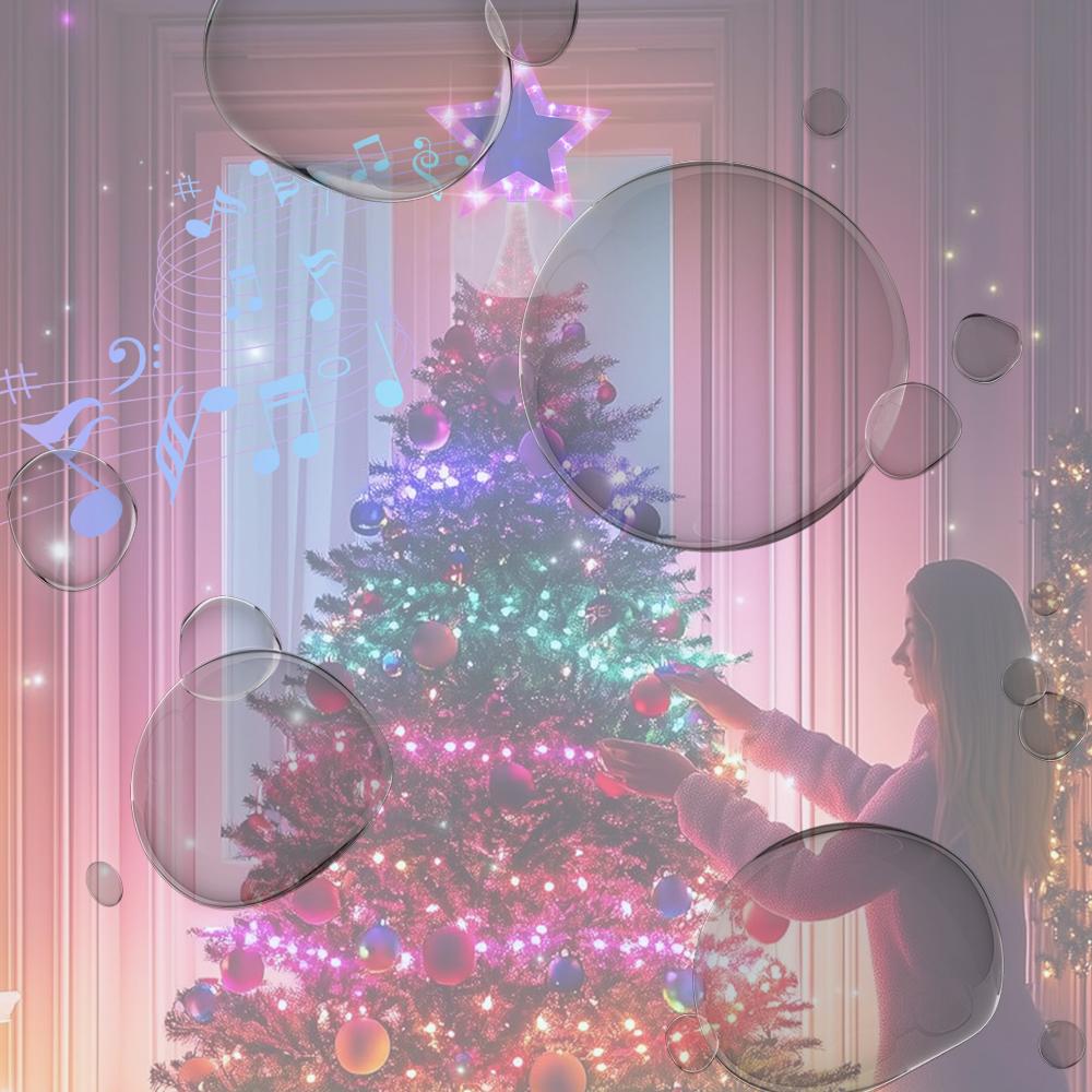 Christmas Star Tree Topper with LED Lights & Music Christmas Tree Topper Star Christmas Star Treetop for Christmas Tree Decor China Mainland