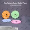 Colored Rubber Barbell Weight Plate