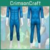 Stylish Blue Amazing Four Heroes Costume Jumpsuit Cosplay Outfit For All Genders