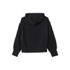 Jordan Solid Color Loose Hoodie Long Sleeve Women Tops Black FB4610-010