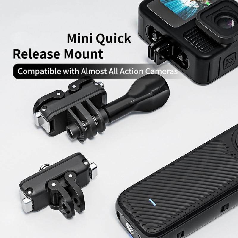Quick Release Camera Mounting System Locking Mechanism Accessory Mount Lightweight Aluminum Construction for DSLR Camera