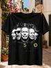 Vasco Residency Show Rome 2027 Graphic Five Male Portraits With Neon Green Lettering And Dramatic Unisex All Tshirt