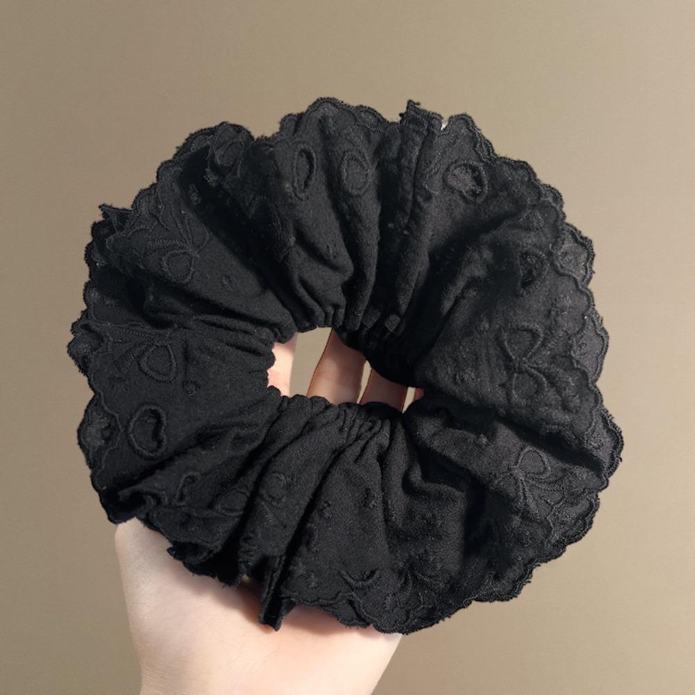Flower Shape Elastic Hair Bands Hair Tie Exaggerated Hair Rope  Ladies
