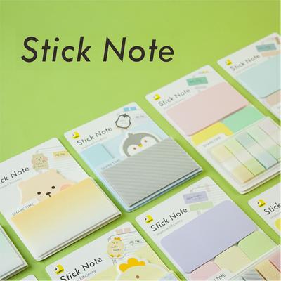 60 Sheets Cute Cartoon Combination Sticky Notes On Instagram, Small Notebook for Students To Use for Message Tags and Memos