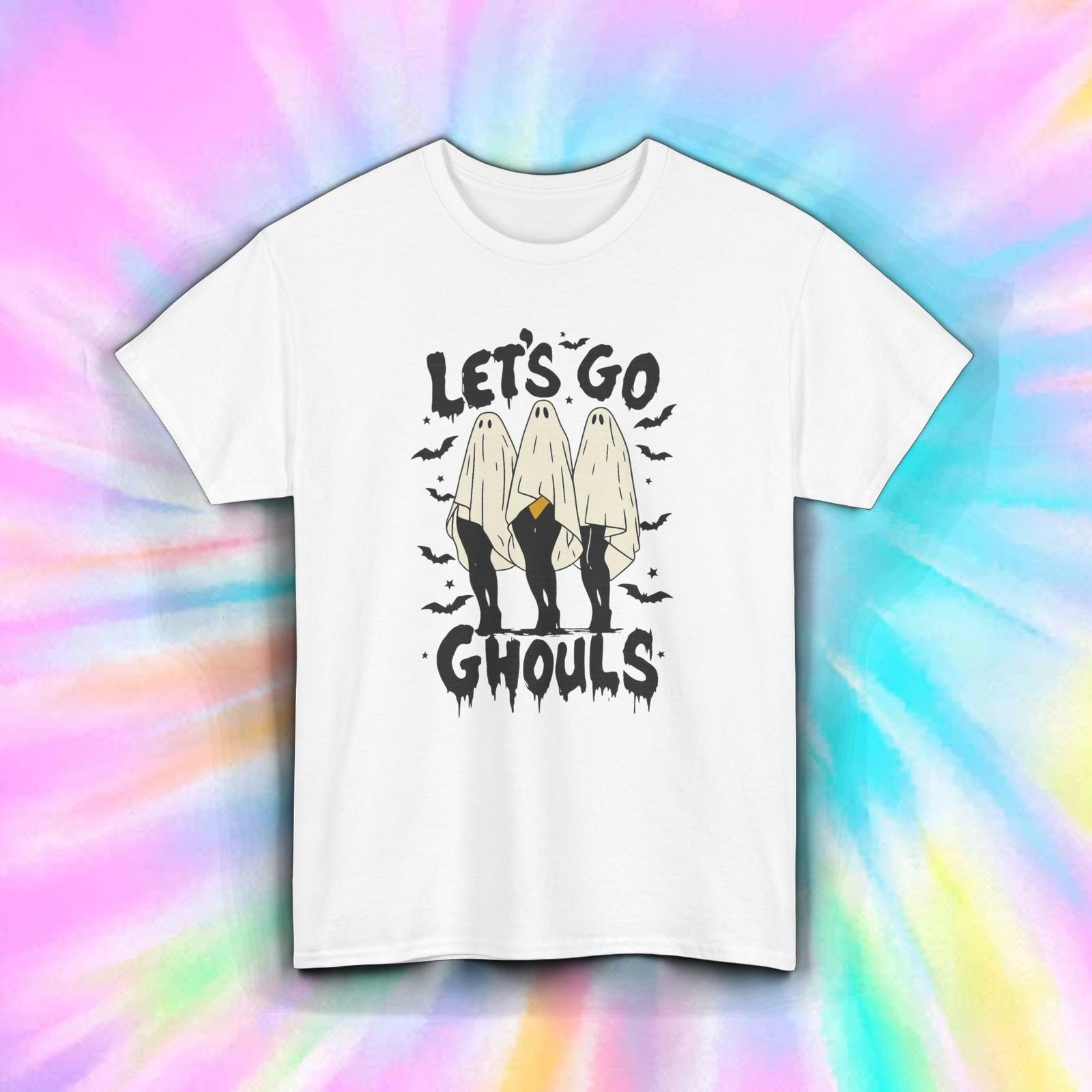 Let’s Go Ghouls T-Shirt | Funny Halloween Ghost Costume Graphic Tee S-5XL XXXXL