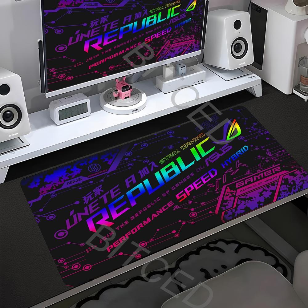 ASUS Podložka pod myš ROG Velká Herní Podložka pod myš Gumová Protiskluzová Koberec Počítač Sportovní Rychlostní Podložka na Stůl Počítačová Klávesnice Plochy Podložky
