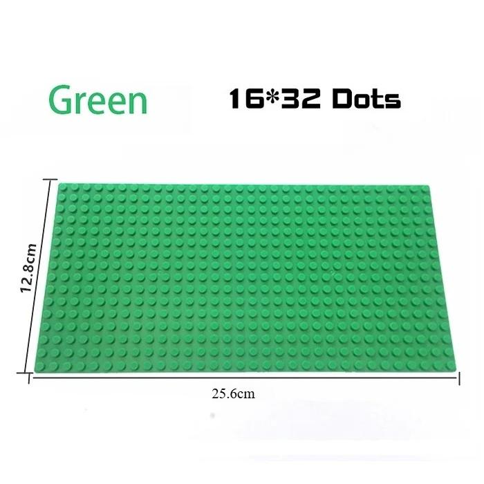 Non-Toxic 32*32*16*16 Dots Base Plate Building Block Diy City Traffic Road Figures Construction Toys Bricks Baseplates For Kids Toys