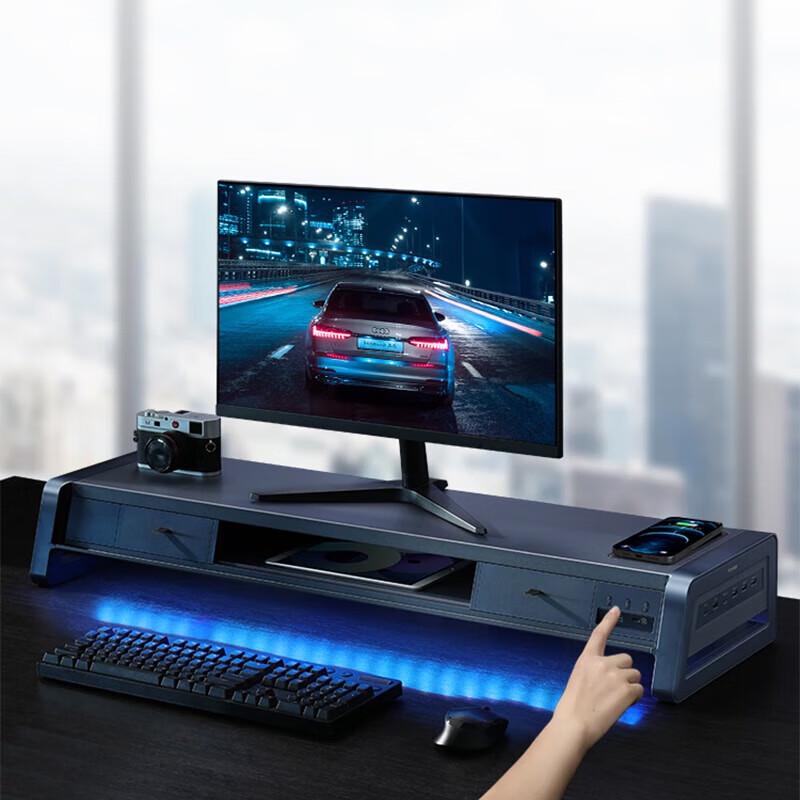 Elevador de Monitor Multifuncional Luwei ZGV321 con Concentrador USB