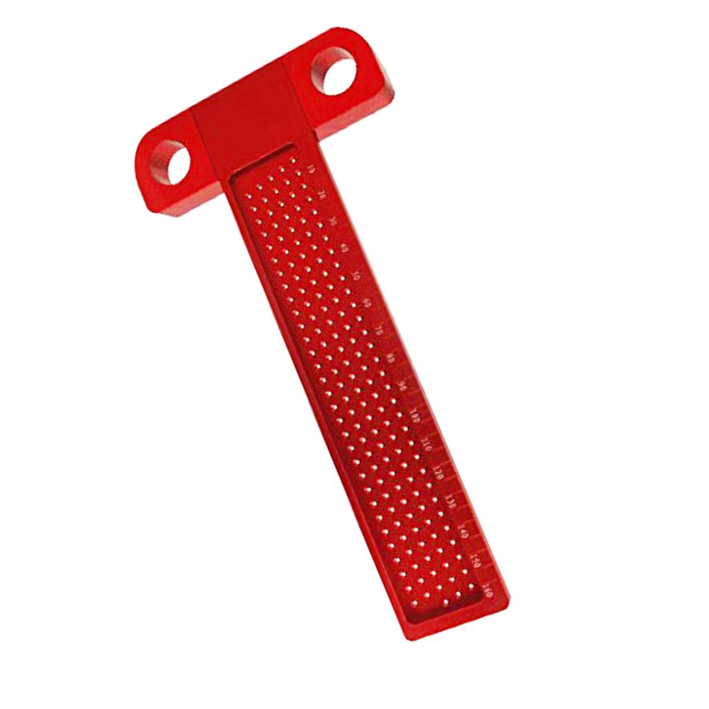 Precision Woodworking T-Square Measuring Tools Scribe Aluminum Alloy T1Z5