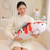75cm Simulation Poisson Koi Peluche Douce Remplie Dessin Animé Carpe Oreiller Coussin Cadeau Pour Enfants Canapé Décoration Maison