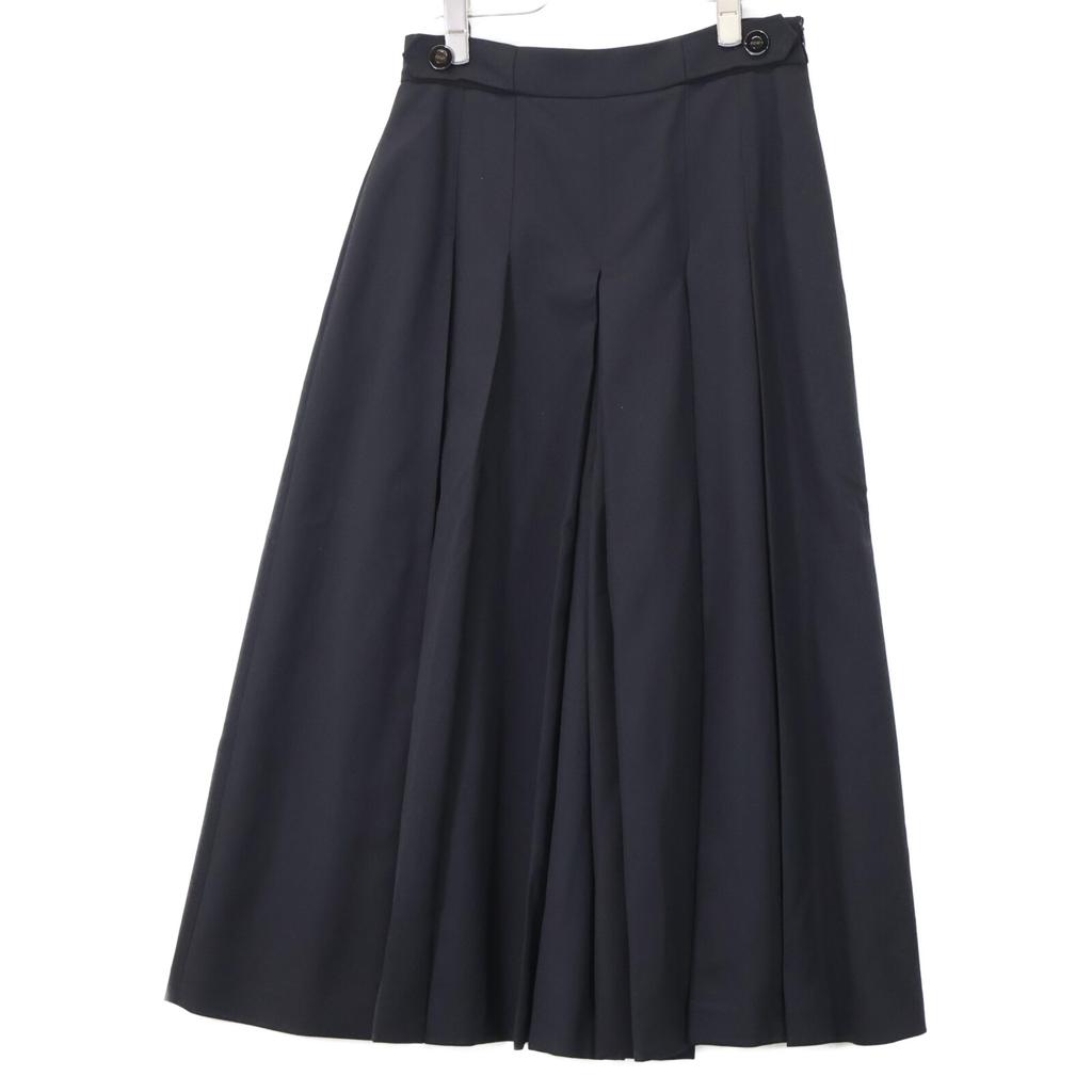 FOXEY Black 40158 Pleated Crystal Pants Bottoms 38 blackUsed