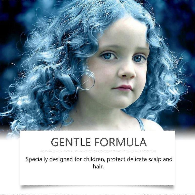 Wiieey Blue Children's Color Hair Cream Plant Extract Maintenance Diy Color Hair Care Color Beauty Pomade