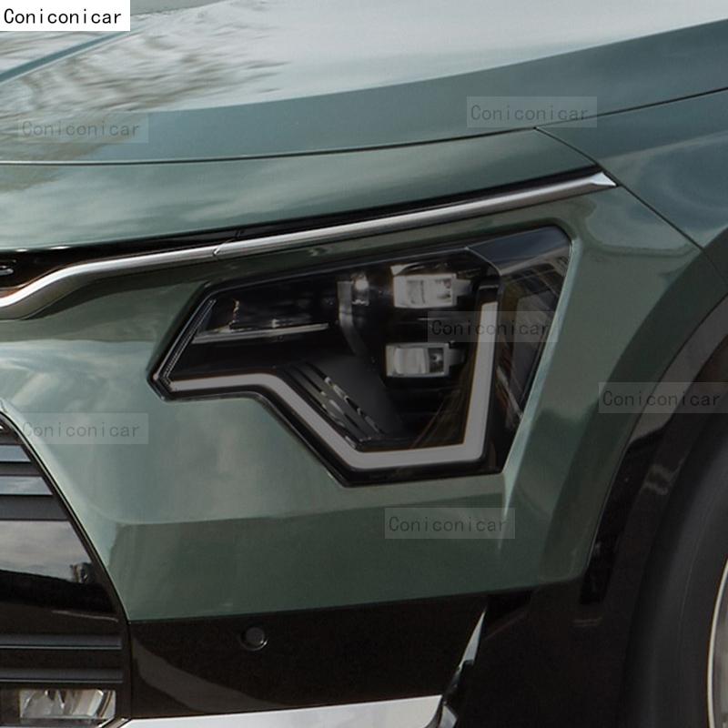 Für KIA NIRO 2022 2023 2024 Auto Scheinwerfer Schwarz TPU Schutzfolie Frontlicht Tönung Farbwechsel Aufkleber Zubehör