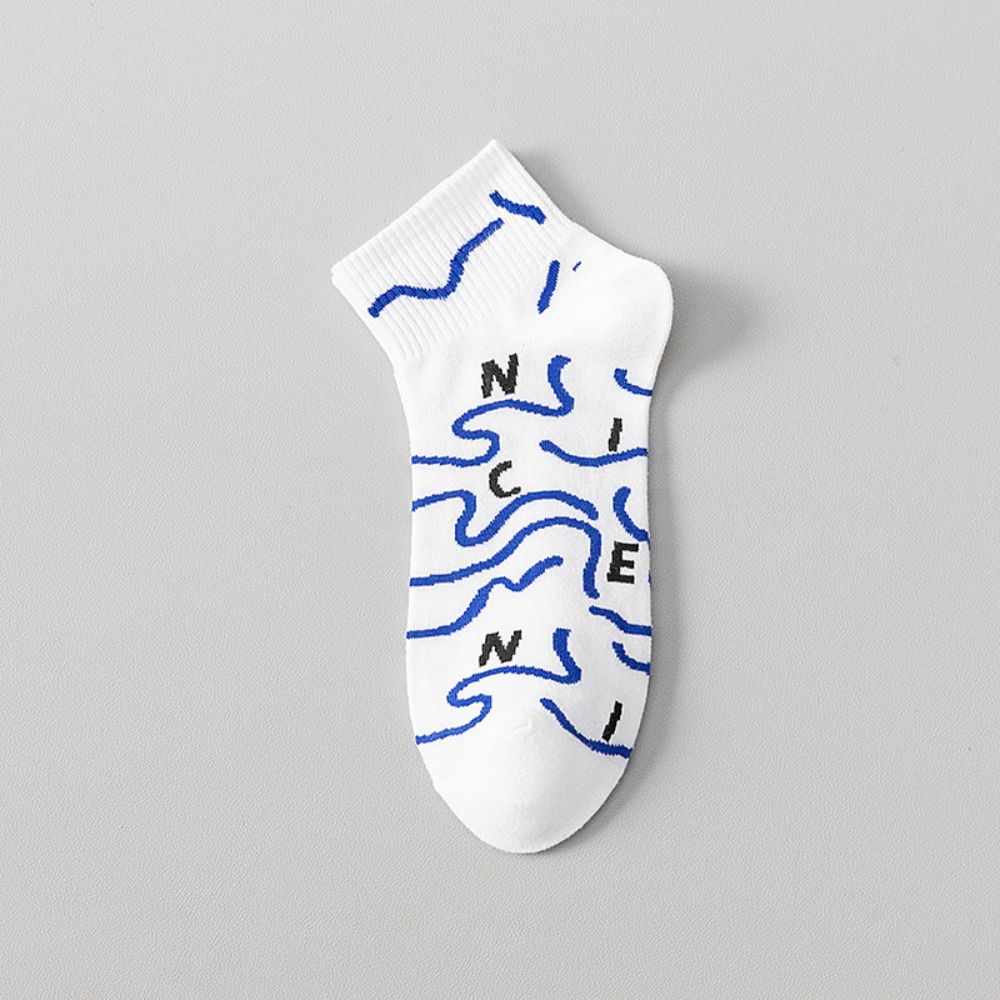 5Pairs Cotton Men Tube Socks Simple Sports Ankle Sock Casual Men's Mid-calf Socks  Female