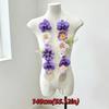 Silk Fabric Satin Flower Sash Satin Fabric Artificial Floral Garland  Party Decoration
