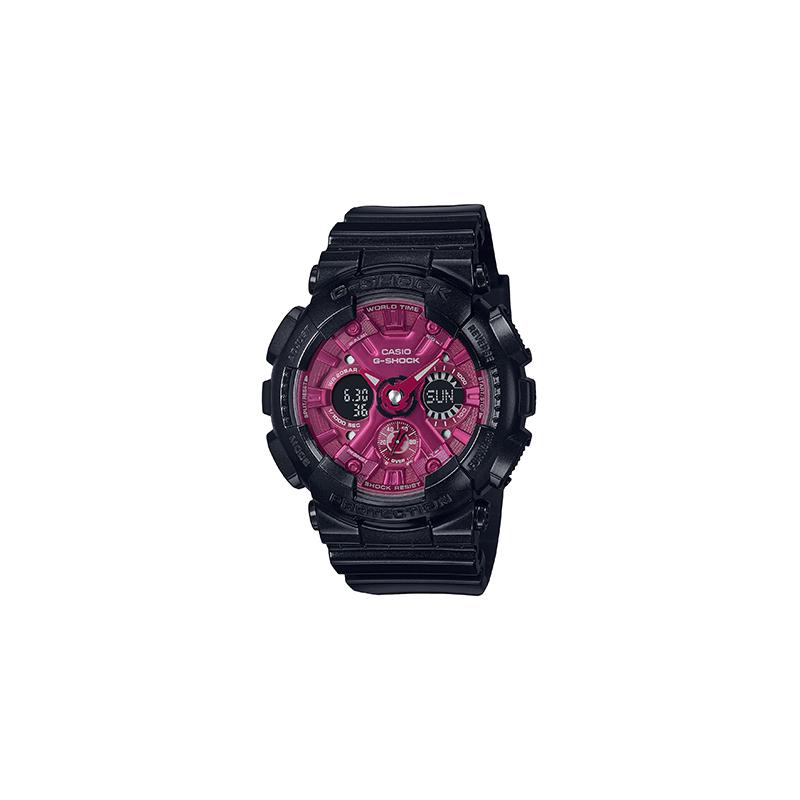 

CASIO Quartz for men and women, red dial GMA-S120RB-1APR красный