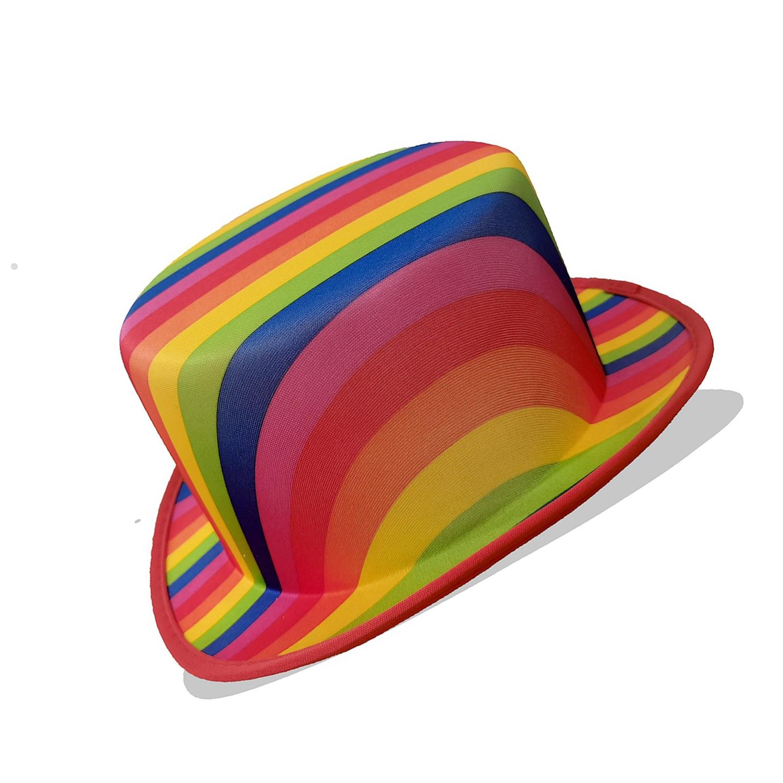 

Colorful Ceremony Hat for Cosplay Party All Matching Props Magicians Hat Stage Performers Fedoras Hat for Formal Event A