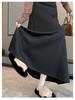Hohe Taille Schlanker Langer Rock - Verdickt für Herbst/Winter 2025, Eleganter Stil