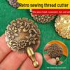 Retro Metal Thread Cutter: DIY Cross-Stitch & Sewing Tool