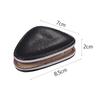 Guitar Picks Holder Case Bag PU Synthetic Leather with 6pcs Celluloid Picks String Instrument Accessories