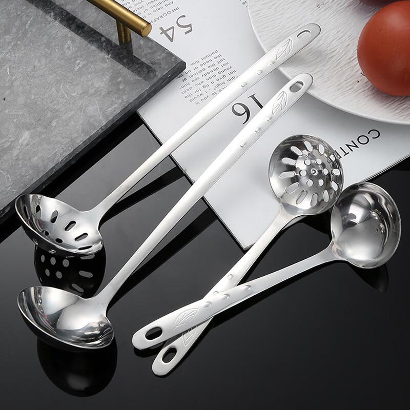 Zhi Shi Thickened Stainless Steel Kitchen Ladle Set