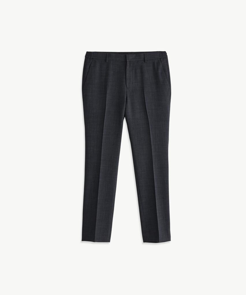STCO Two-Tone Textured Setup Pants_Charcoal Grey (Tapered Fit)_Sepxb01Tsc