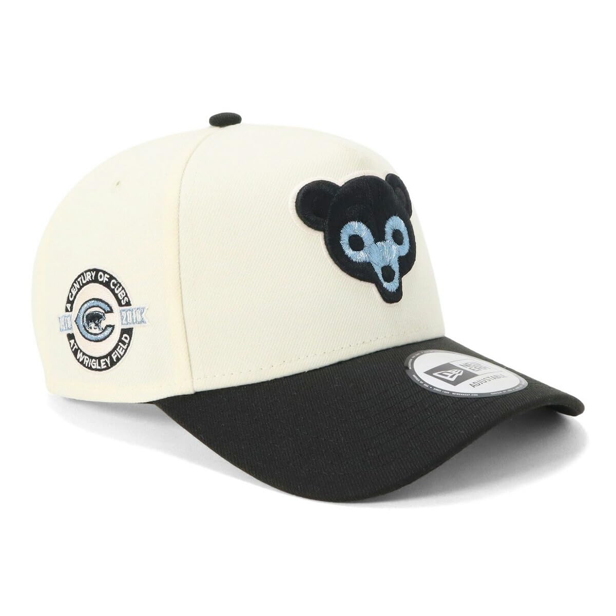 

New Era MLB ONSPOTZ Exclusive CHC Cap with a Free 9Forty Chrome Metallic Logo and Side 9FORTYA-FRAME Chrome/Black A-Frame Patch.