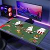Custom Name,Moomin Mouse Pad, Large Gaming Desk Mat, Non-slip XXL Mousepad for Laptop & Tablet, Mini PC Playmat with Stitched Edges