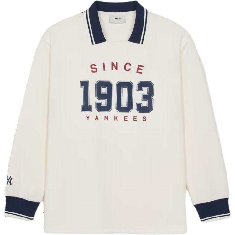 

New MLB New York Yankees T Shirt Unisex Cream 3ATSV0944-50CRS S