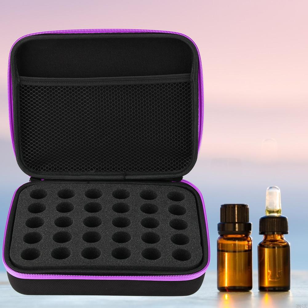 Essential Oil Carrying Case, Hard Shell Essential Oil Case,Suitable for Bottles 5ml(Blue)