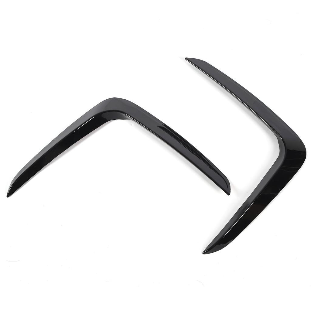2Pcs Front Bumper Air Vent Trim Glossy Black Left And Right Spoiler Trim For X3 X4 G01 G02 M Sport 2018 to 2021