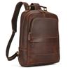 Large Capacity Laptop Backpack Leather Men Male Soft Cowskin Leather Backpacks Travel Bag Fashion Laptop Backpack Design 15.6"