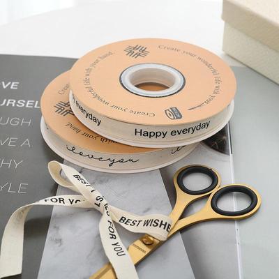Englisches Baumwollband: Blumiger Kuchen Geschenkbox DIY Set