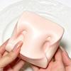 Pink Color Sticky Rice Cake Squeeze Slow Rebound Hand Relax Bread Squeeze Double-Sided Fruit Sensory Fidget Gift For