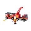 Brio Light and Sound Fire Truck Toy 33811 Wooden Vehicle for Ages 3 and Up