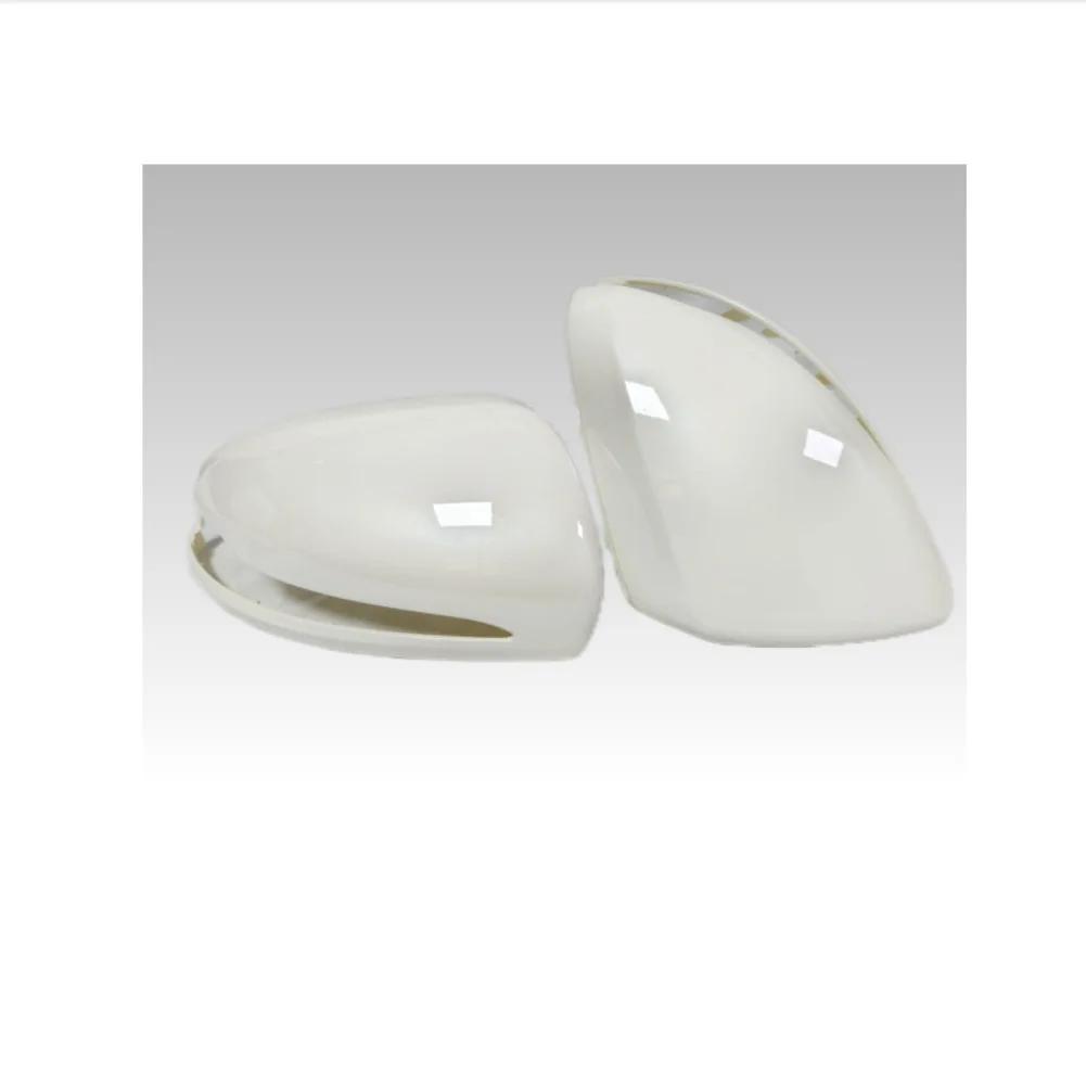 2x Replacement Rearview Side Mirror Cover Cap For MERCEDES C W205 For E W213 For GLC X253 For Left-Hand Drive White Black