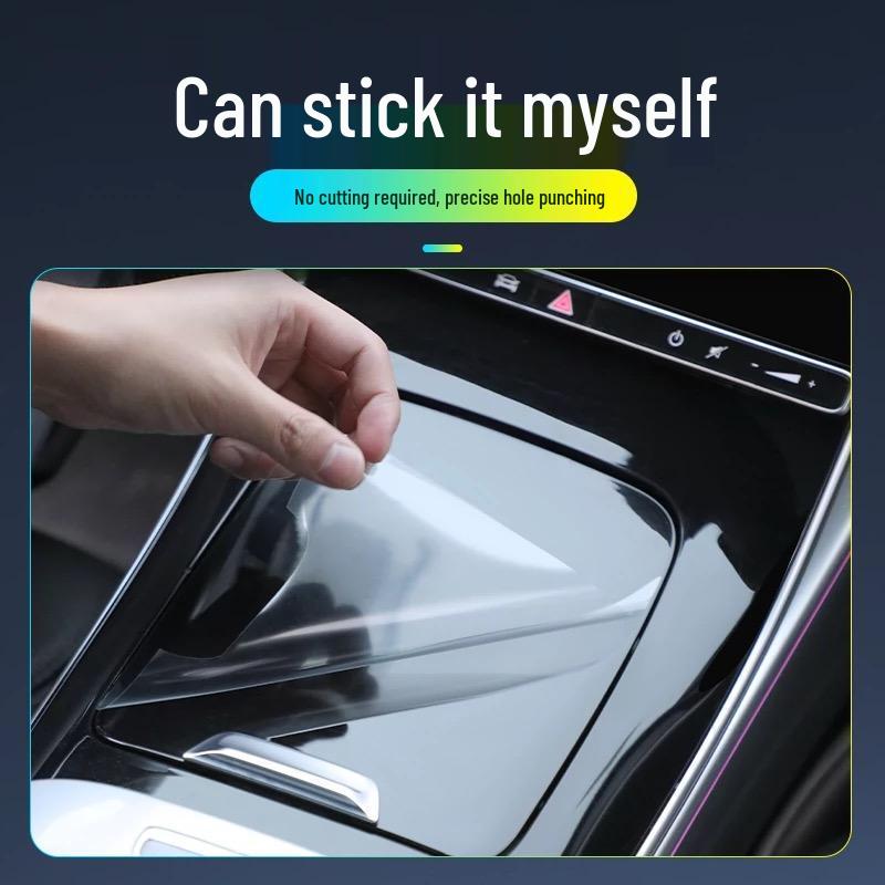 Transparent TPU Interior Film for 2021-2025 GAC Aion V Plus Console and Door Panels